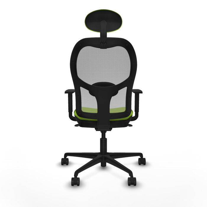 PIQUERAS Y CRESPO Silla de oficina Jorquera con mecanismo Sincro, Pistacho y Gris