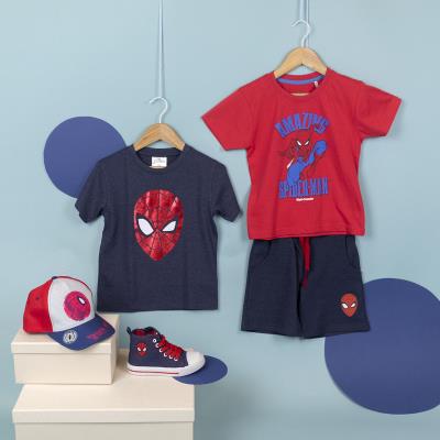 Conjunto 2 Piezas French Terry Spiderman Rojo 6 Años