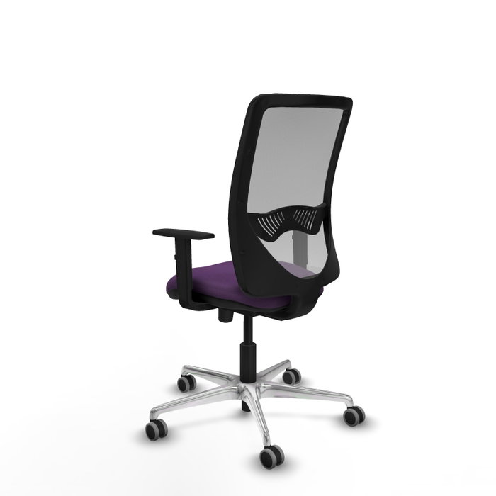 PIQUERAS Y CRESPO Silla de oficina Zulema Morado y Gris