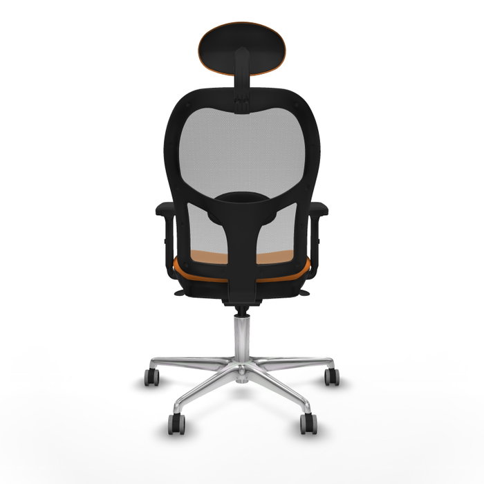 PIQUERAS Y CRESPO Silla de oficina Jorquera Naranja y Gris