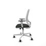 PIQUERAS Y CRESPO Silla de oficina Cilanco con mecanismo Sincro, Negro/Blanco