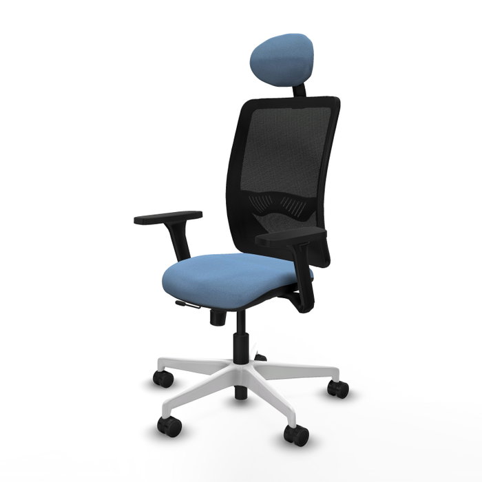 PIQUERAS Y CRESPO Silla de oficina Zulema Azul cielo y Negro PIQUERAS Y CRESPO Silla de oficina Zulema Azul cielo y Negro