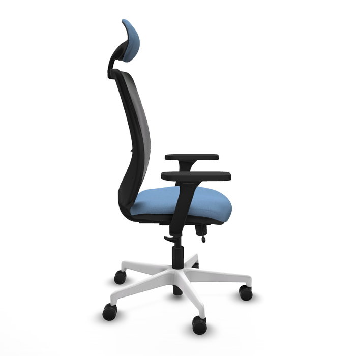 PIQUERAS Y CRESPO Silla de oficina Zulema Azul cielo y Negro PIQUERAS Y CRESPO Silla de oficina Zulema Azul cielo y Negro