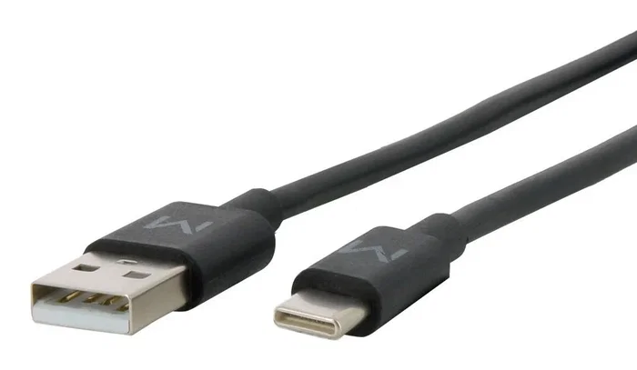 Mobilis Cable USB A a USB C 1 m Negro Mobilis Cable USB A a USB C 1 m Negro