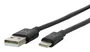 Mobilis Cable USB A a USB C 1 m Negro