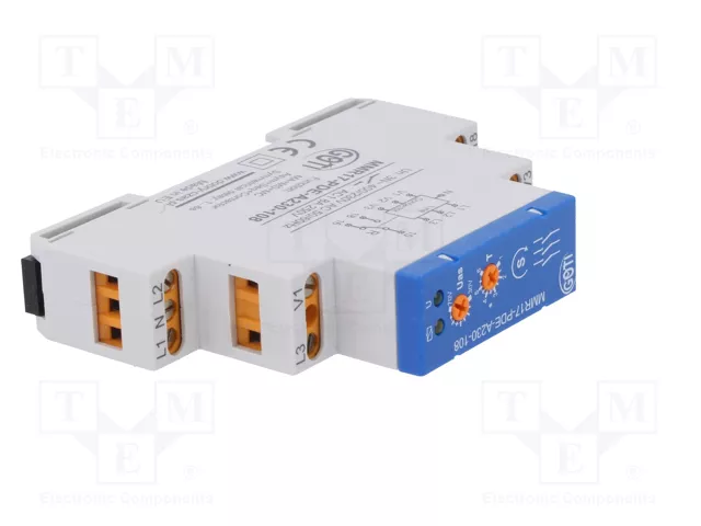 DOBRY CZAS Relé de monitorización de tensión MMR 3 x 230...400V AC DOBRY CZAS Relé de monitorización de tensión MMR 3 x 230...400V AC