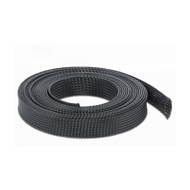 DeLOCK Funda trenzada estirable 10 m x 19 mm negro