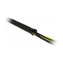 DeLOCK Funda trenzada estirable 10 m x 19 mm negro