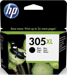 HP Cartucho de Tinta Original 305XL Negro 3YM62AE