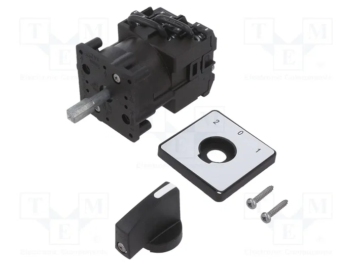 Schneider Electric Interruptor de Leva 20A 2-0-1 Negro Schneider Electric Interruptor de Leva 20A 2-0-1 Negro