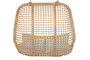 DKD Home Decor Sillón Colgante Balines Natural Beige Ratan Poliester 60 x 120 x 140 cm