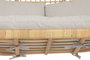 DKD Home Decor Sillón Colgante Balines Natural Beige Ratan Poliester 60 x 120 x 140 cm