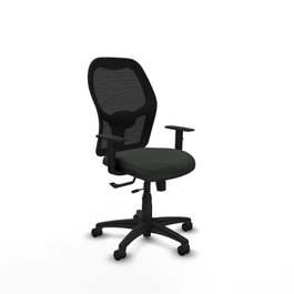 PIQUERAS Y CRESPO Silla de oficina Alocén Negro