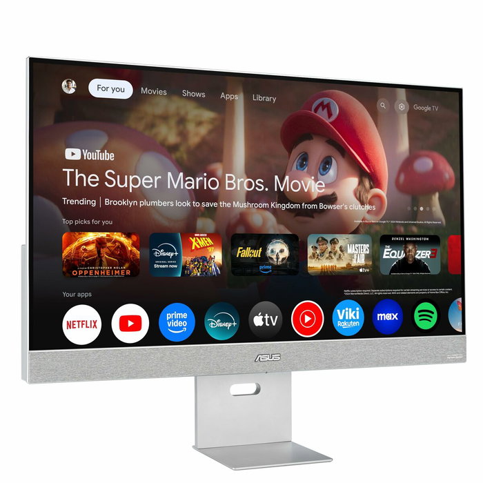 Asus ZenScreen Smart MS32UC Monitor 4K 32 pulgadas IPS Gris, Blanco
