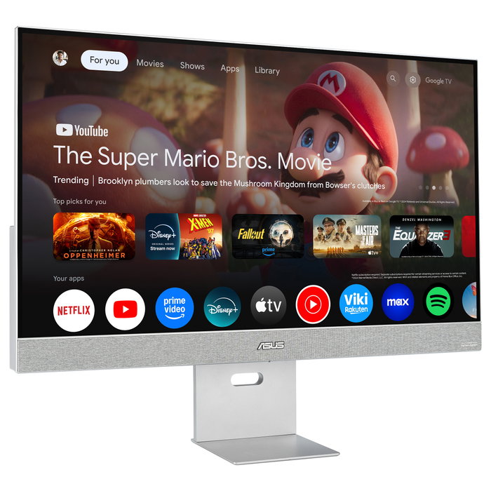 Asus ZenScreen Smart MS32UC Monitor 4K 32 pulgadas IPS Gris, Blanco