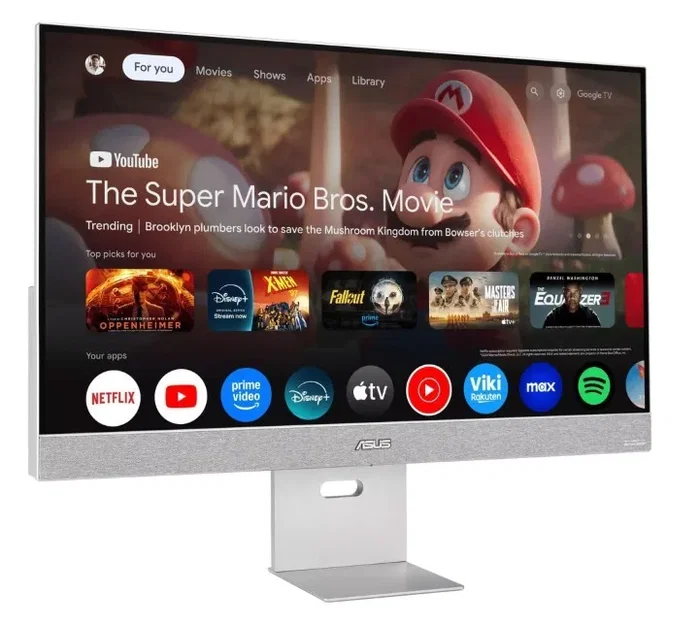 Asus ZenScreen Smart MS32UC Monitor 4K 32 pulgadas IPS Gris, Blanco