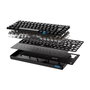 Hiditec Teclado Gaming Mecánico Inalámbrico GM1K Hot-Swap Switch Gateron Brown