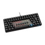 Hiditec GM1K Teclado Gaming Mecánico 75% Hot-Swap Gateron Brown ISO Español