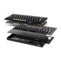 Hiditec GM1K Teclado Gaming Mecánico 75% Hot-Swap Gateron Brown ISO Español