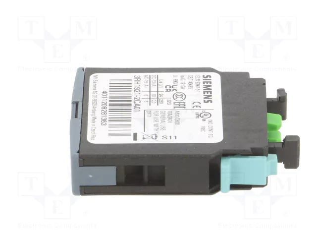 SIEMENS 3RH1921-2CA01 Contactores auxiliares 3RH20 NC de frente