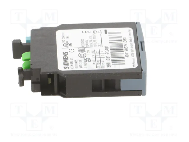 SIEMENS 3RH1921-2CA01 Contactores auxiliares 3RH20 NC de frente