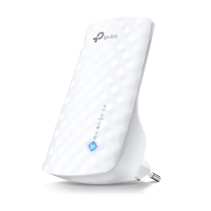 TP-Link RE190 Repetidor Wifi Amplificador de Red, Wi-Fi 5 (802.11ac) Doble Banda 2.4/5GHz, Hasta 750 Mbps, 3 Antenas Internas, Blanco, Conexión One-Touch WPS