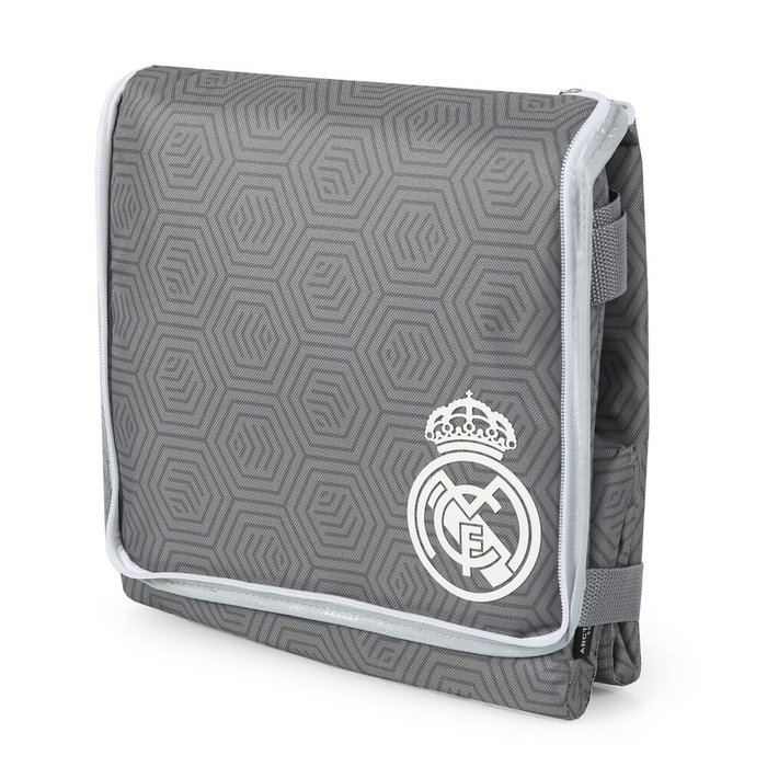 REAL MADRID Bolsa porta alimentos plegable 20000ml, 30x27.9x27.9cm, Poliéster 600D