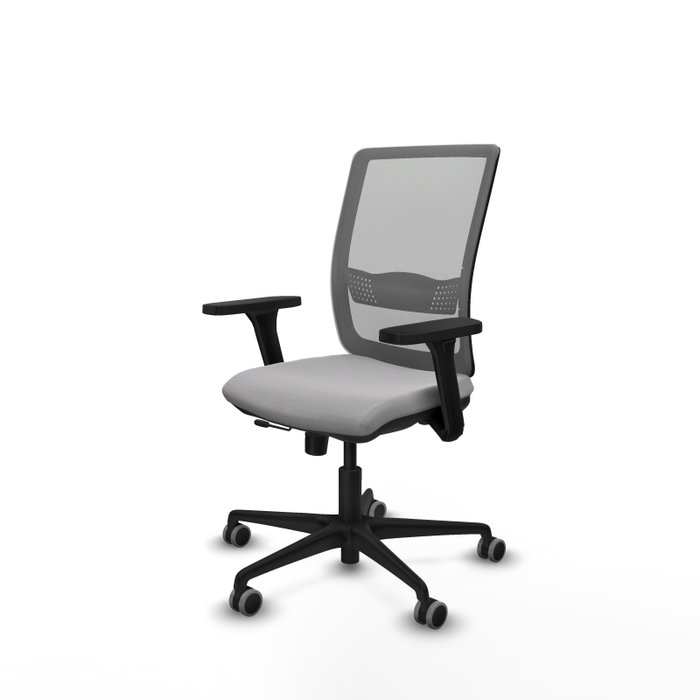 PIQUERAS Y CRESPO Silla de oficina Haches con mecanismo Sincro/Traslack y Brazos 3D
