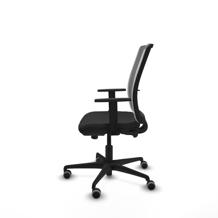 PIQUERAS Y CRESPO Silla de oficina Haches con mecanismo Sincro/Traslack, Negro y Gris PIQUERAS Y CRESPO Silla de oficina Haches con mecanismo Sincro/Traslack, Negro y Gris