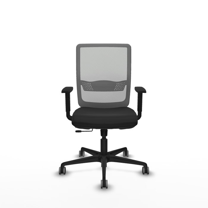 PIQUERAS Y CRESPO Silla de oficina Haches con mecanismo Sincro/Traslack, Negro y Gris PIQUERAS Y CRESPO Silla de oficina Haches con mecanismo Sincro/Traslack, Negro y Gris