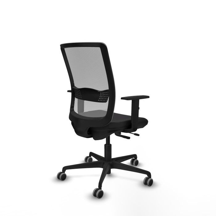 PIQUERAS Y CRESPO Silla de oficina Haches con mecanismo Sincro/Traslack, Negro y Gris PIQUERAS Y CRESPO Silla de oficina Haches con mecanismo Sincro/Traslack, Negro y Gris