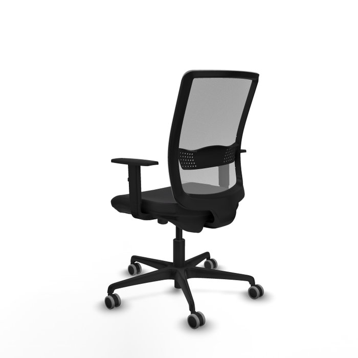PIQUERAS Y CRESPO Silla de oficina Haches con mecanismo Sincro/Traslack, Negro y Gris PIQUERAS Y CRESPO Silla de oficina Haches con mecanismo Sincro/Traslack, Negro y Gris