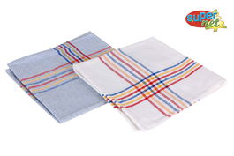 Supernet Paño Sarga 52 x 52 cm Azul-Blanco (24 Unidades)