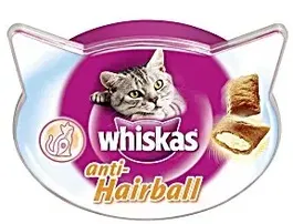 Whiskas Snacks Antibolas de Pelo para Gato, 6 Unidades x 50 gr