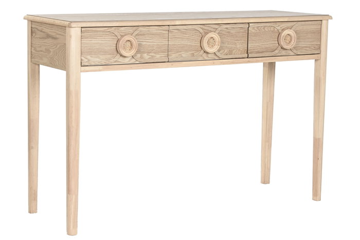 DKD Home Decor Consola de Abeto y MDF Natural