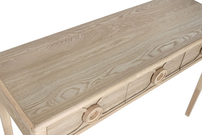 DKD Home Decor Consola de Abeto y MDF Natural