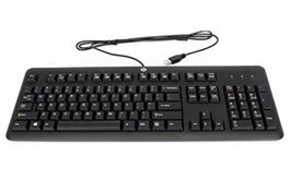 HP Teclado USB Negro