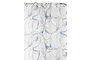 DKD Home Decor Cortina Alpino Azul Blanco 270 x 140 cm (2 Unidades)