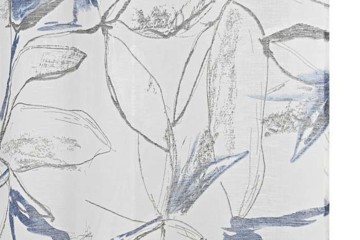 DKD Home Decor Cortina Alpino Azul Blanco 270 x 140 cm (2 Unidades)