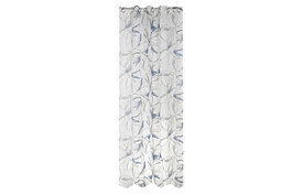 DKD Home Decor Cortina de Poliéster y Metal Azul 140x270 cm