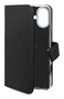 Celly WALLY Funda Cartera para iPhone 17, 16 cm (6.3"), Negro, Imitación Piel con Soporte de Sobremesa y 3 Bolsillos para Tarjetas