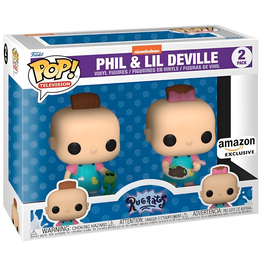 FUNKO Blister 2 figuras POP Rugrats Phil & Lil Exclusive