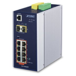 Planet IGS-10020PT 8-Port Industrial POE+ Switch