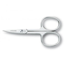 Tres Claveles Tijera de Uñas Recta 3.5 pulg. de Acero Carbono