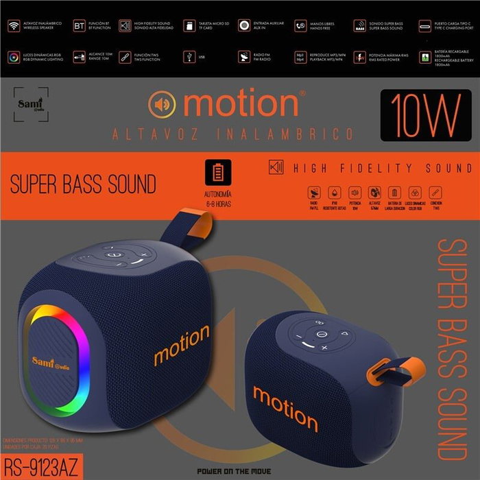 SAMI Altavoz Sami MOTION 10W multimedia alta fidelidad