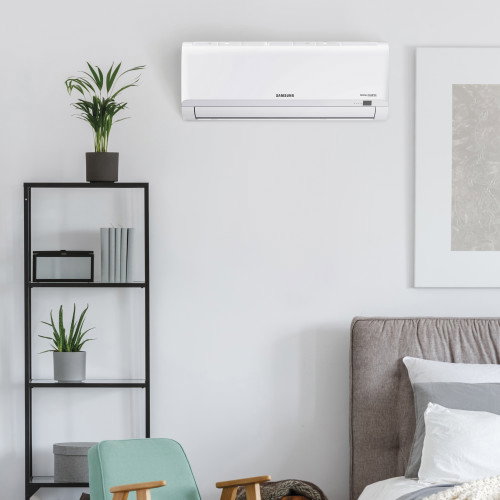 Samsung AR12TXHQBWKNEU + AR12TXHQBWKXEU Malibu Sistema split Blanco 12000 BTU/h