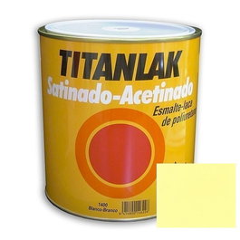 Titanlak Esmalte Sintético Industrial Vainilla 750ml Acabado Alta Calidad