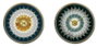 DKD Home Decor Reloj de Pared Moderno de Cristal y Hierro (Pack de 2 Surtidos)