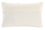 DKD Home Decor Cojín de Algodón Bordado a Mano Crudo 50x30 cm
