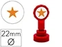 Artline Sello Emoticono Estrella Color Oro 22 mm Diámetro